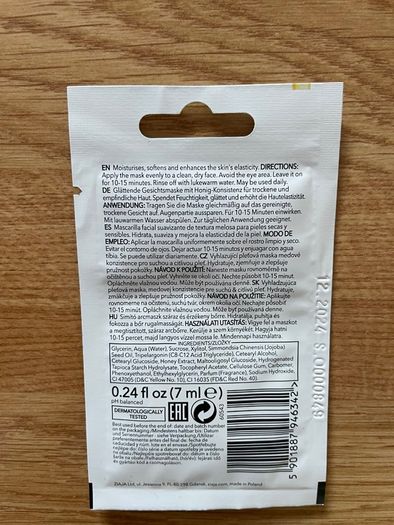 Ziaja Face Mask