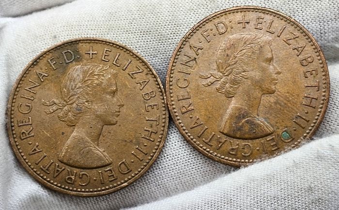 Great Britain 1961 1966 Elizabeth II Penny Lot