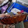 Amber Ash Tray Image 3