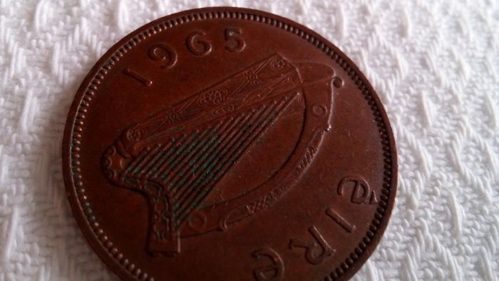 Irish Halfpenny. 1965.