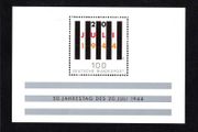 1994 Germany (Deutsche Bundespost) The 50th Anniversary of the Rebellion Against Nazism Miniature Sheet Mint Never Hinged (MNH)