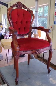 Decorative vintage chair - after restoration