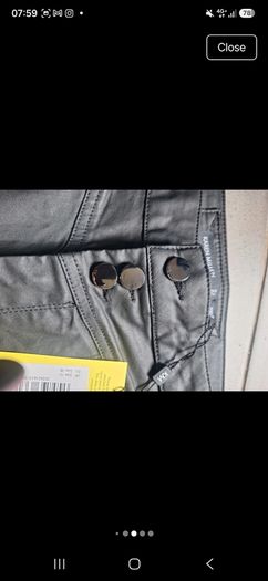Karen Millen New Coated Black Trousers
