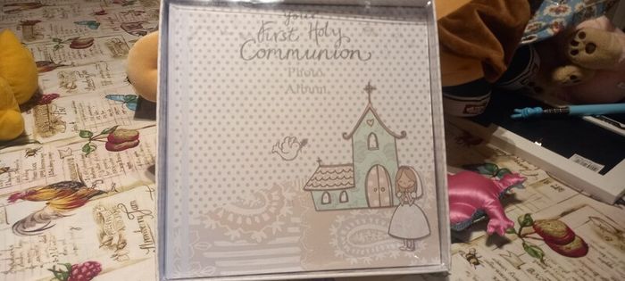 Girls communion photo album