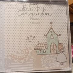 Girls communion photo album