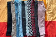 Bundle of 10 pairs of leggings for a girl, 116cm (5-6 years)