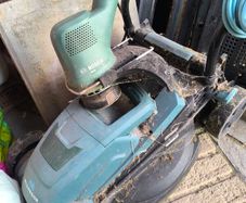 lawnmover and bosch trimmer