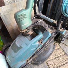 lawnmover and bosch trimmer