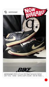 2025 AJ1 Low OG Nigel Sylvester Better with Time UK10