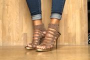 Dune 'Black Sand' Taupe Heels