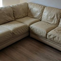 Cream sofa