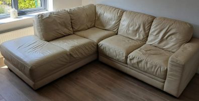 Cream sofa