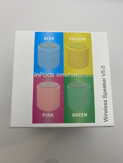 Brand new inPods littleFun macaron - wireless speaker in green