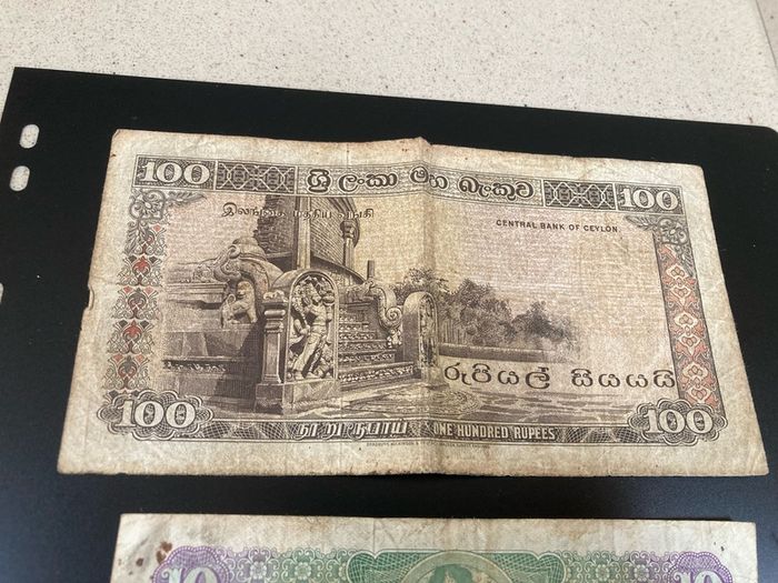 Ceylon (Sri Lanka) banknotes