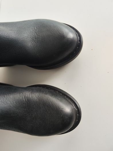 Dr Doc Martens platform black Aerial wedges chunky sole boots UK4 US6 EU37