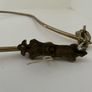 Set of 4 Vintage Ornate Brass French Rococo Swivel Curtain Cranes / Holdbacks Image 7