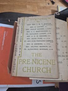 The pre nicene church cambridge summer school