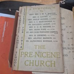 The pre nicene church cambridge summer school