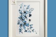 FRAMED Original Watercolour Painting