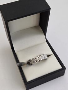 Brand New 9ct White Gold Diamond Eternity Ring