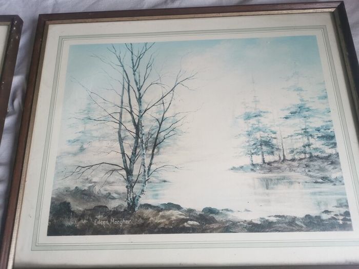 Eileen Meagher Prints Wicklow Scenes. Make an offer for Temple Street.