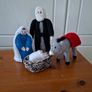Hand Knitted Crib (Nativity) (see other photos) Image 4