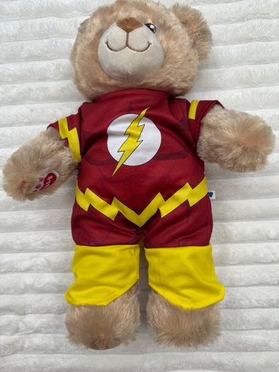 Build A Bear BAB Flash Plush DC Comics Justice League approx. 18 Used Dirty Please see pictures