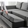 IKEA corner couch. Converts to double bed Image 3
