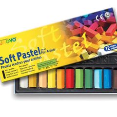 Mungyo Artist's Half Sized Soft Pastels (12 Multicolour)