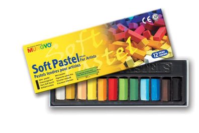 Mungyo Artist's Half Sized Soft Pastels (12 Multicolour)