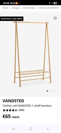 clothes rail