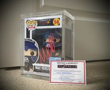F1 Champion Max Verstappen Signed Funko Pop