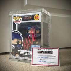 F1 Champion Max Verstappen Signed Funko Pop