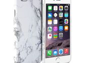 White Marble Pattern prinred Hard Cover for any iPhone