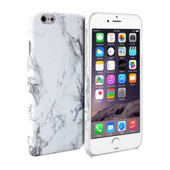 White Marble Pattern prinred Hard Cover for any iPhone
