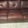 leather sofa in great condition! Image 8