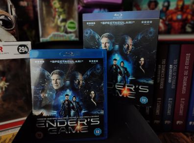 Ender's Game ! Blu-ray ! Lenticualr Sleeve ! 2014 ! Sci-Fi Movie !