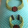 Choker and Bracelet Costume Jewellery set Image 2