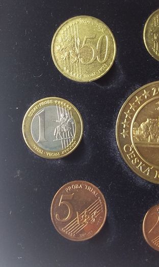 Rare 2004 Czech Republic Euro Pattern Set , ( Limited Edition of 3,000 )