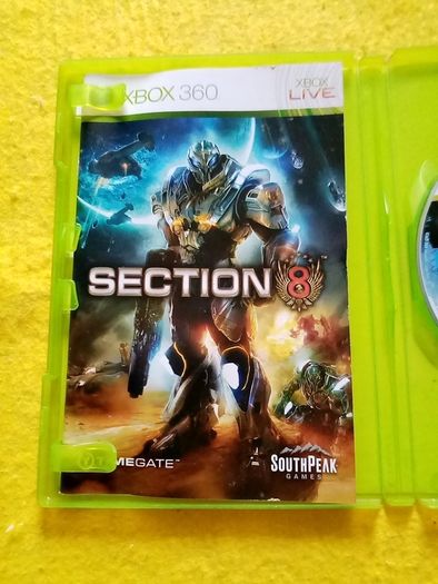 Section 8 Xbox 360 games Original