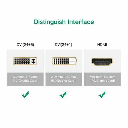 DVI-D 24+1Pin Male To HDMI Socket Female Adapter Converter Connector PC PS4 HDTV