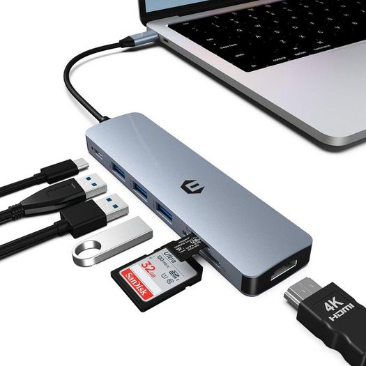 USB-C 7-in-1 Multiport Adapter Hub HDMI