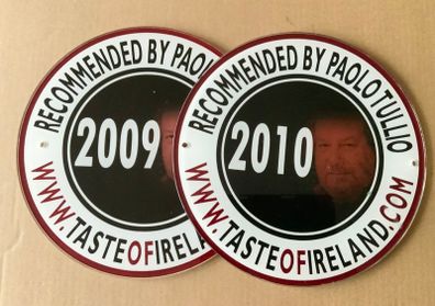 Taste of Ireland Paolo Tullio Wall Plaques 2009 / 2010