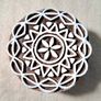 Beautiful Wooden Handmade Printing Block Stamp Block Decorative Textiles Crafts Tattoo 5cm Image 4