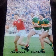 1987 Munster Football Final GAA match programmes (postage included)