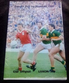 1987 Munster Football Final GAA match programmes (postage included)