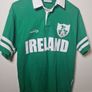 mens LANSDOWNE Ireland rugby top polo shirt jersey shamrocks Size small Image 6