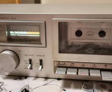 From 1980 JVC KD-A11 Stereo Cassette Deck, sale as parts who want to repair.