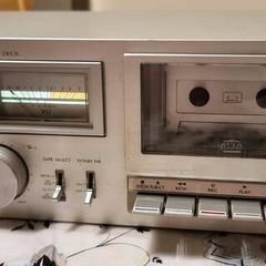 From 1980 JVC KD-A11 Stereo Cassette Deck, sale as parts who want to repair.