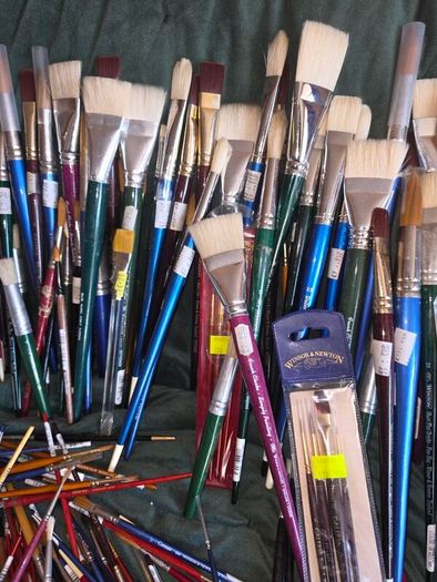 430X Professional Painting Brushes made in England Winsor Newton sable brushes Oil Painting Watercolour Hog bris